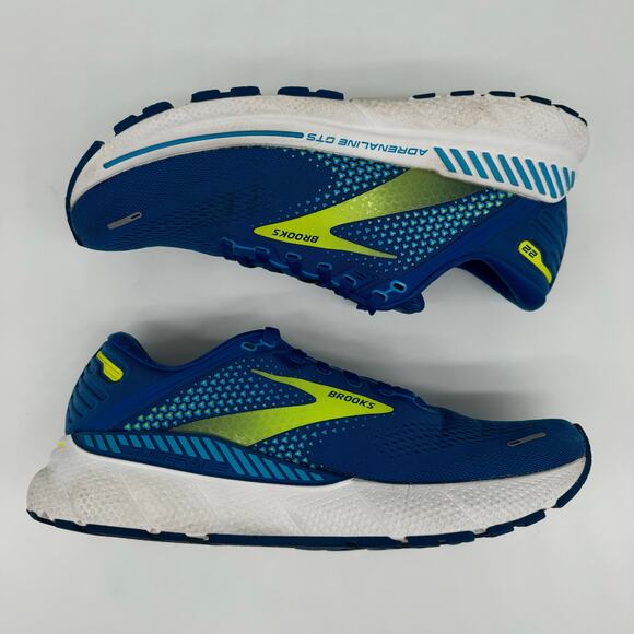 Brooks Adrenaline GTS 22 Running Shoe Men’s Size 8.5D Blue/Nightlife 1103661D482 - Picture 3 of 9